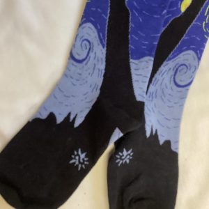 Van Gogh Themed Starry Night Socks