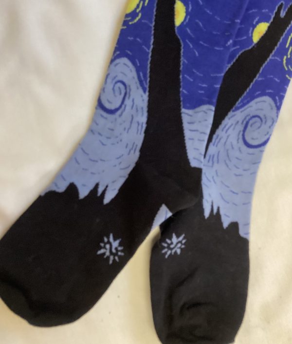 Van Gogh Themed Starry Night Socks