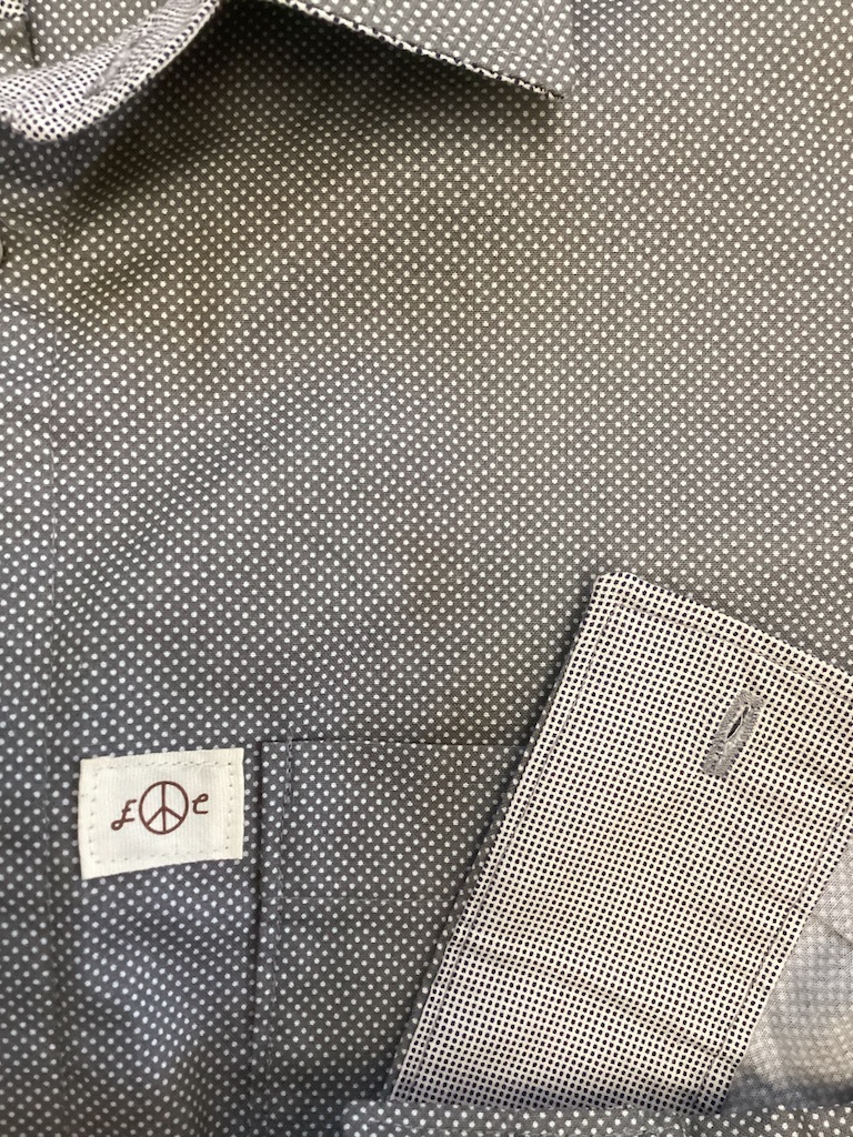 Gray And White Mini Dots