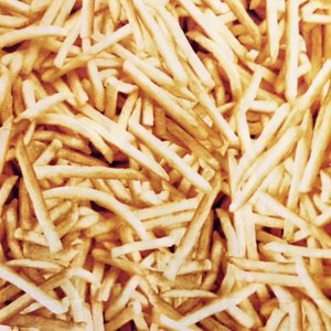 Realistic French Fries Print