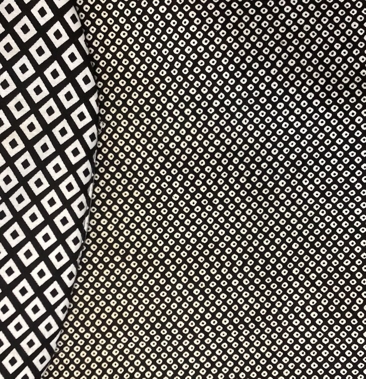 Black And White Mini Checks