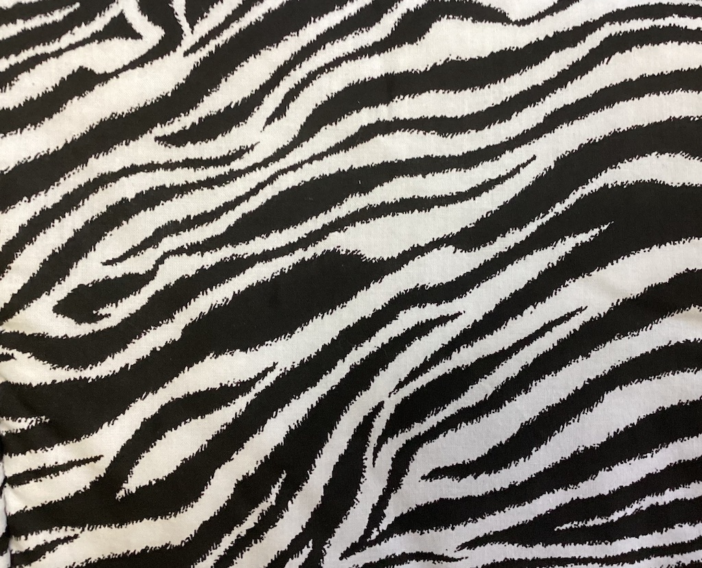 Black And White Zebra Print
